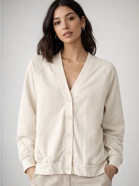 GAP Grandpa Beige Cardigan - Size SX